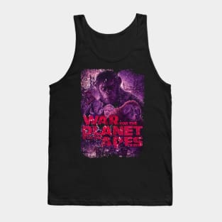 Apocalyptic Odyssey Commemorate the Apes' Fight for Survival and the Dystopian World in the Film Tank Top